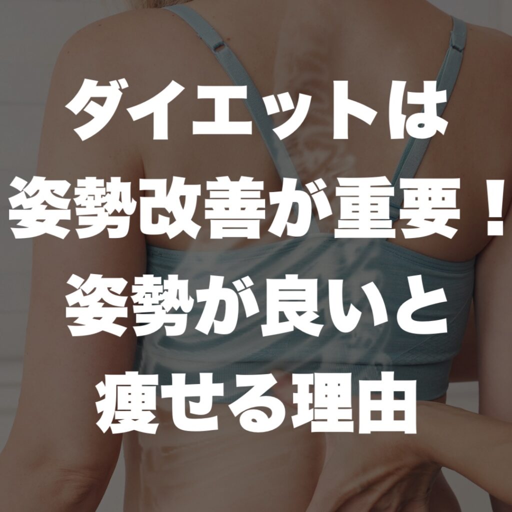 伊丹 パーソナルジム ダイエットは姿勢改善が重要！姿勢が良いと痩せる理由
