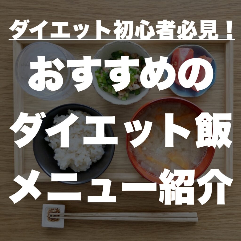 ダイエット初心者必見!おすすめのダイエットメニュー紹介