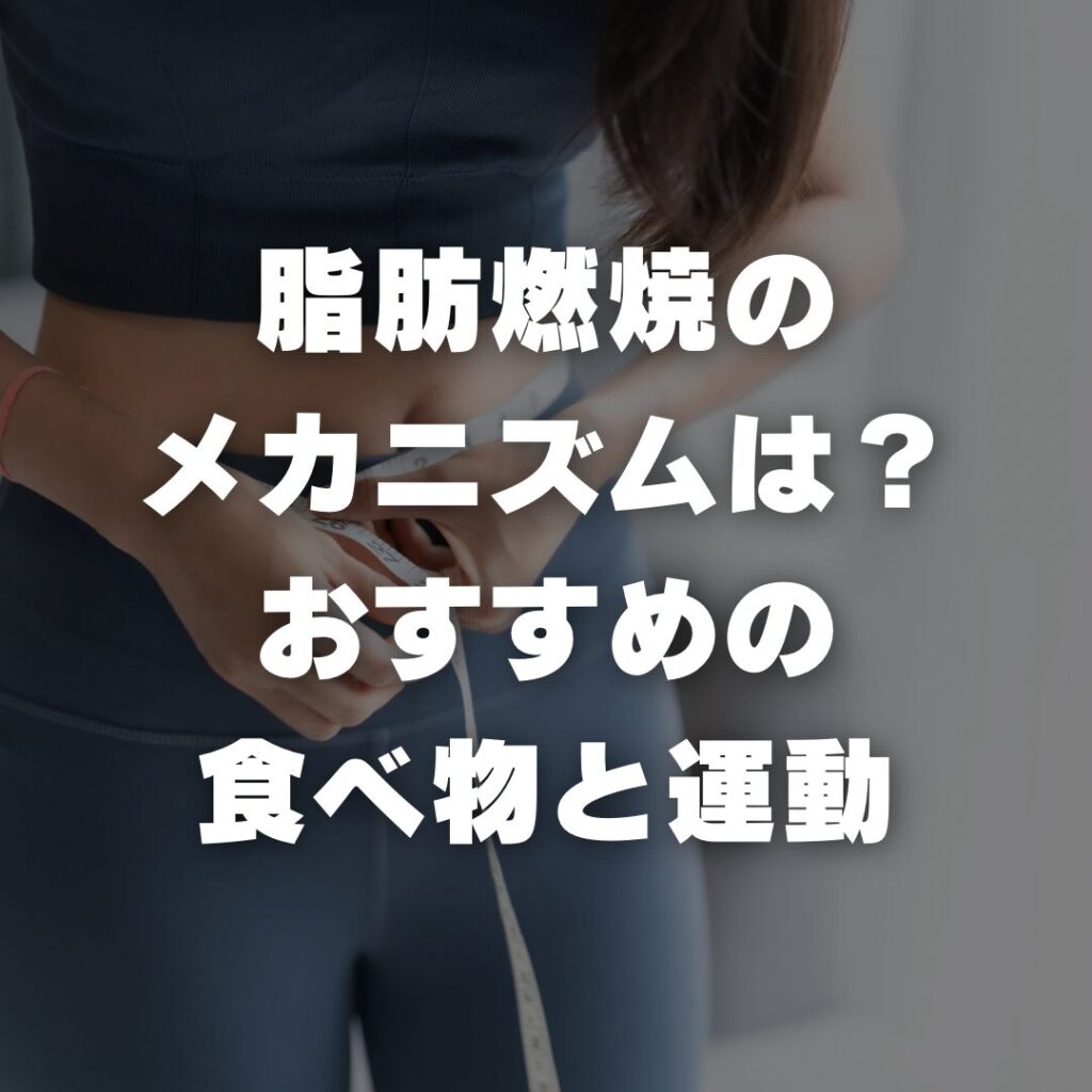 脂肪燃焼のメカニズムは？おすすめの食べ物と運動